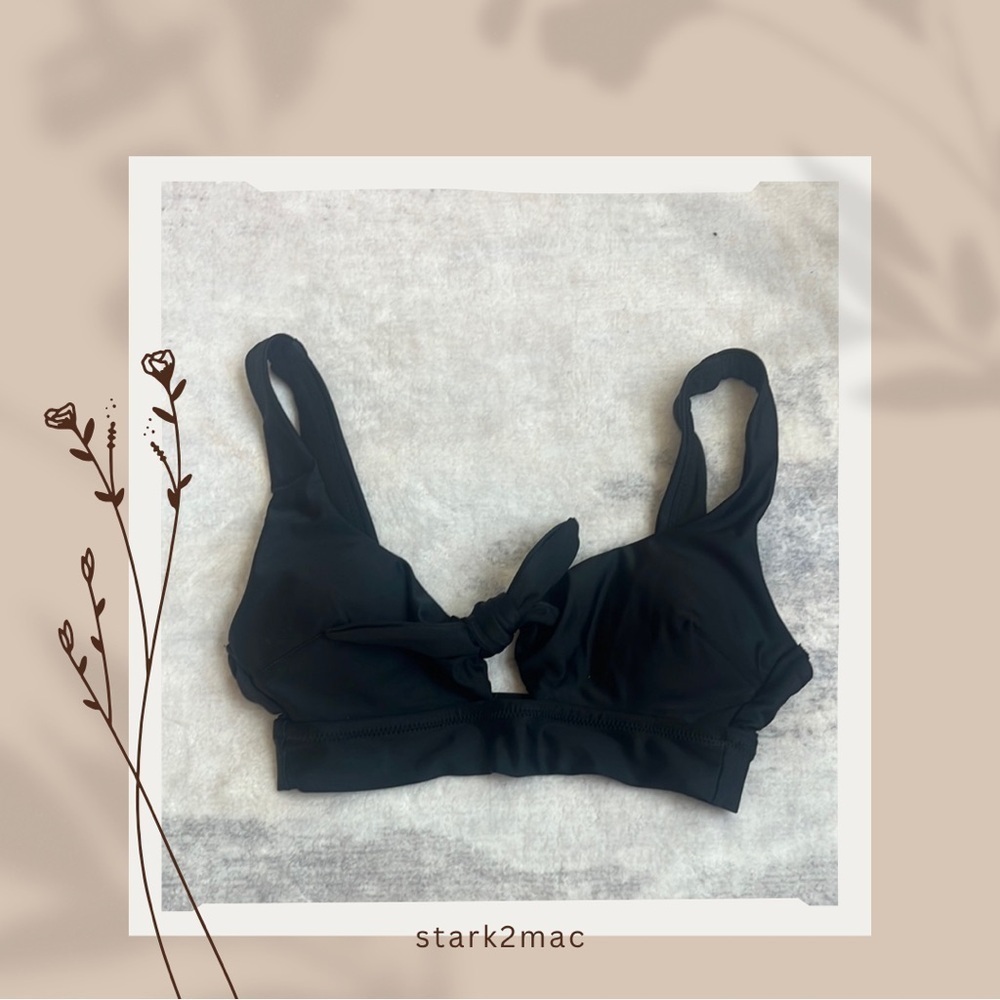 (131)Aerie Black One Piece Swimwear with Supportive Straps